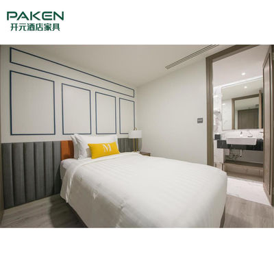 Мебель спальни гостиницы Paken облицовки ODM естественная устанавливает