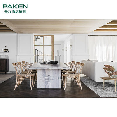 Подгоняйте современную кухню Furniture&amp;Concise мебели виллы и мрамор