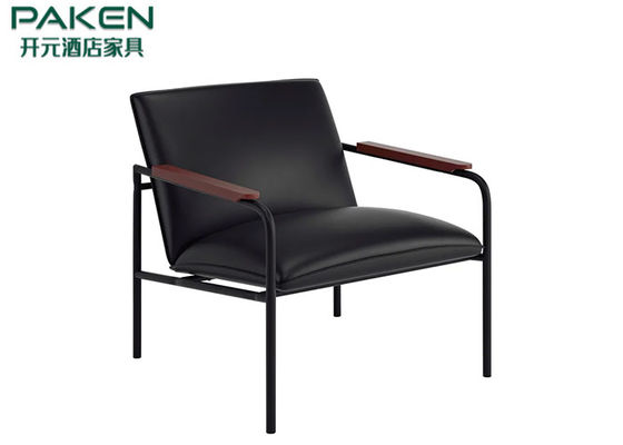 Минималистская одиночная рамка утюга кресла гостиной с дизайном валика задним легким положенным античным
