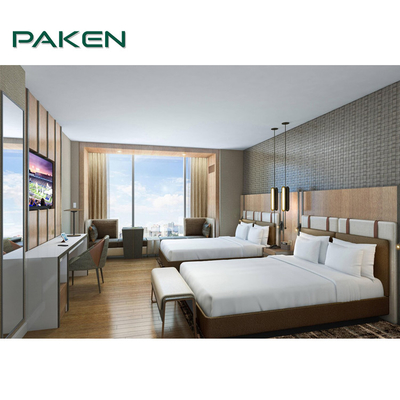 Сюита спальни комнаты проекта гостиницы Foshan выполненная на заказ современная пятизвездочная исправила наборы мебели