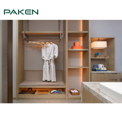 Мебель Paken HQF-006 панелей стены гостиницы пены ISO9001 высокой плотности внутренняя фиксированная