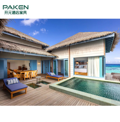 Мебель спальни гостиницы курортов виллы пляжа MDF устанавливает выполненные на заказ Мальдивы ISO14001